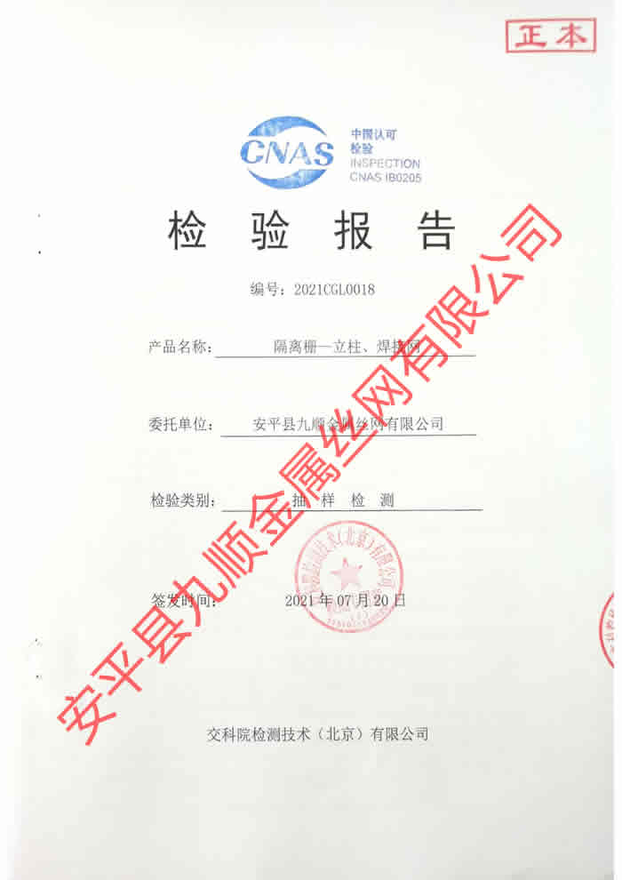 查验报告副本封面